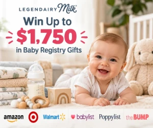 Win Up to $1,750 in Baby Registry Gifts - Up to 8 Winners Every Month