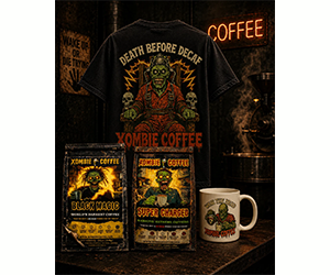 Win Xombie Coffee, Shirts and a Mug