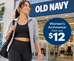 Women’s Activewear From Just $12 at Old Navy