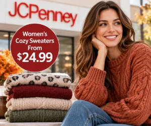 Women's Cozy Sweaters From $24.99 at JCPenney