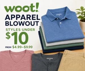 Woot Apparel Blowout With Styles Under $10