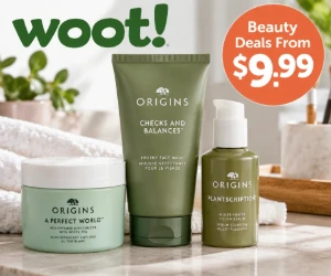 Woot Beauty Deals From Just $9.99: Origins & More