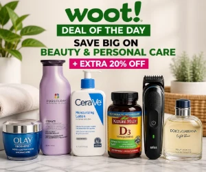 Woot Deal of the Day: Save Big on Beauty & Personal Care + Extra 20% Off