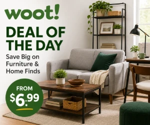 Woot Deal of the Day: Save Big on Furniture & Home Finds From $6.99