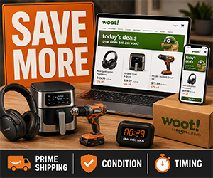 Woot! Deals Move Fast: Check Prime Shipping, Condition & Timing First