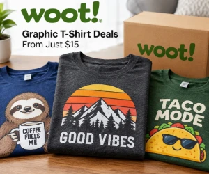 Woot Graphic T-Shirt Deals: Fun Styles From Just $15