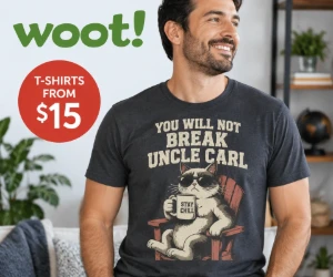 Woot Graphic T-Shirts From $15: You Will Not Break Uncle Carl
