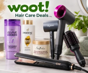 Woot Hair Care: Big Savings on Products & Styling Tools
