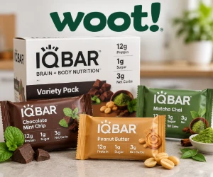 Woot IQBAR Protein Bar Deals From $31.99 + Extra Savings