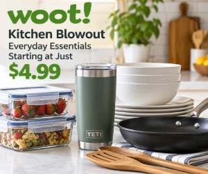 Woot Kitchen Blowout: Everyday Essentials Starting at Just $4.99