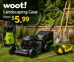 Woot Landscaping Gear From $5.99 for End-of-Summer Yard Projects