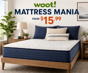 Woot Mattress Mania From $15.99