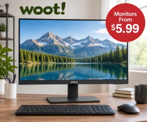 Woot Monitor Blowout: Computer Displays From Just $5.99