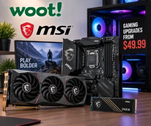 Woot MSI PC Components Sale: Gaming Upgrades From $49.99