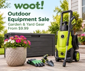 Woot Outdoor Equipment Sale: Garden & Yard Gear From $9.99