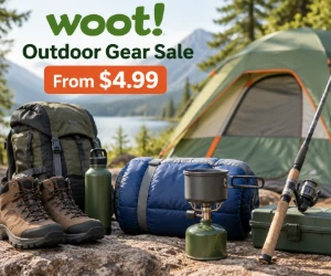Woot Outdoor Gear Sale: Camping, Fishing & More From $4.99