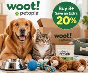 Woot Petopia: Buy 3+ and Save an Extra 20%