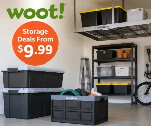 Woot Storage Deals From $9.99: SafeRacks, CleverMade & More