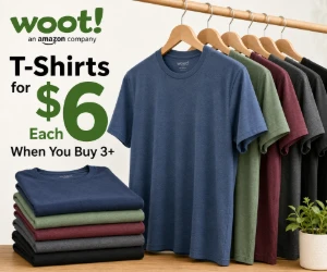 Woot T-Shirts for $6 Each When You Buy 3+
