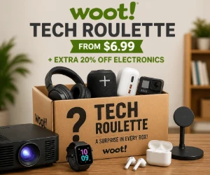 Woot Tech Roulette From $6.99 + Extra 20% Off Electronics