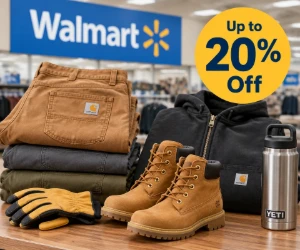 Workwear Up to 20% Off at Walmart - Jobsite Basics for Less