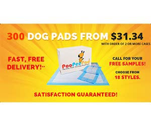 Free PooPeePads Dog Pad Samples
