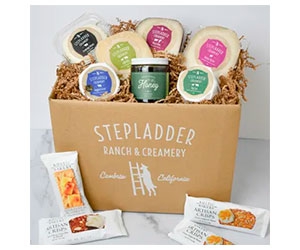Win Stepladder Holiday Cheese Bundle