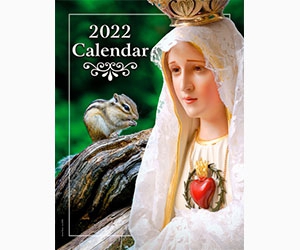 Free Mary Queen 2022 Wall Calendar