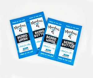 Free x3 Beard Wash And Butter Sample Packets From Maestro's Classic