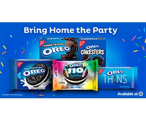 Free Oreo Blanket, Earbuds, And $5 Target Gift Card To Redeem For Oreo Cookies