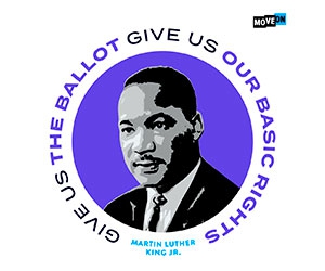 Free ”Give Us the Ballot” Sticker
