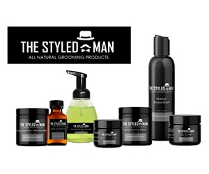 Free The Styled Man x2 All-Natural Grooming Products