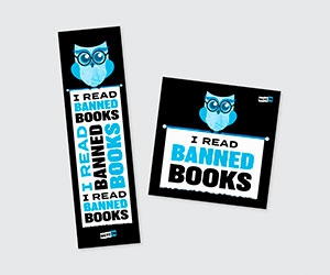 Free "I Read Banned Books" Sticker-and-bookmark Bundle