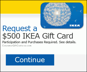 Free $500 IKEA Gift Card
