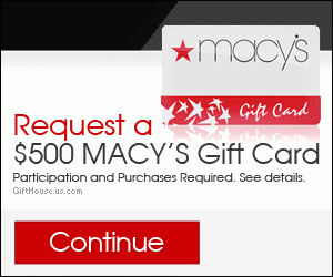Free $500 Macy’s Gift Card