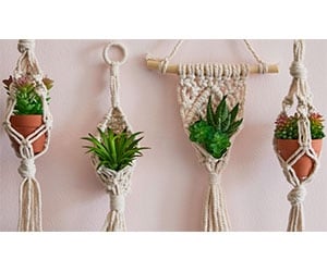Free Small Macrame Holder Craft Kit At Michael's On February 20th