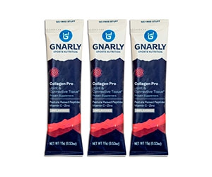 Free Sample of Collagen Pre-Workout from Gnarly Nutrition