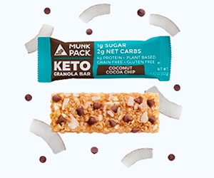 Free Sample of Chewy Keto Granola Bar Snack
