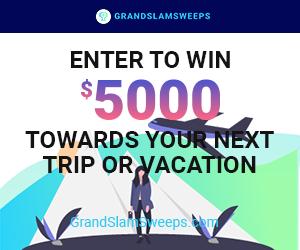 Win $5000 Towards Your Next Trip Or Vacation
