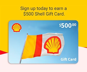 Free $500 Shell Gas Gift Card