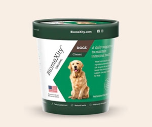 Free Tub of BiomeXity Original Chews for Dogs
