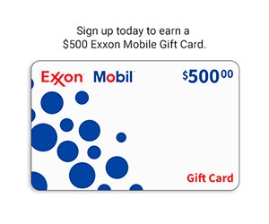 Free $500 Exxon Mobil Gas Gift Card