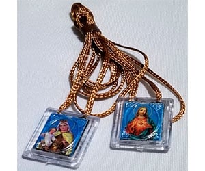 Free Brown Scapular From Mary Queen USA