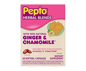 Free Ginger & Chamomile Pepto Herbal Blends From P&G Good