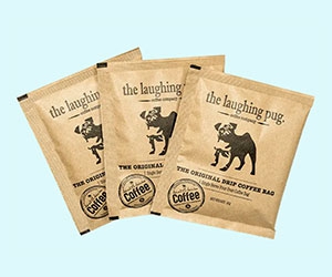 Free The Laughing Pug Drip Coffee Bags