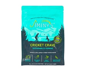 Free Cricket Crave Dog Food Trial Bag From Jiminy's