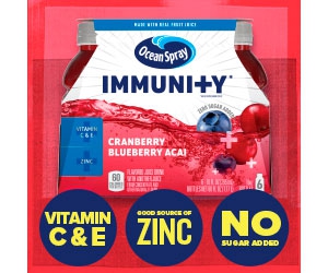 Free Ocean Spray Revi+alize Cranberry Pineapple Juice Pack