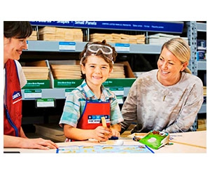 Free Hole-In-One Workshop Kit for Kids at Lowe’s