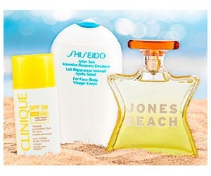 Win Beach Babe Sunscreen, After Sun Lotion, And Bond Perfume