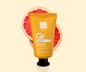 Free Grapefruit & Watermelon Superfood Refreshing Cleanser From Dr Botanicals